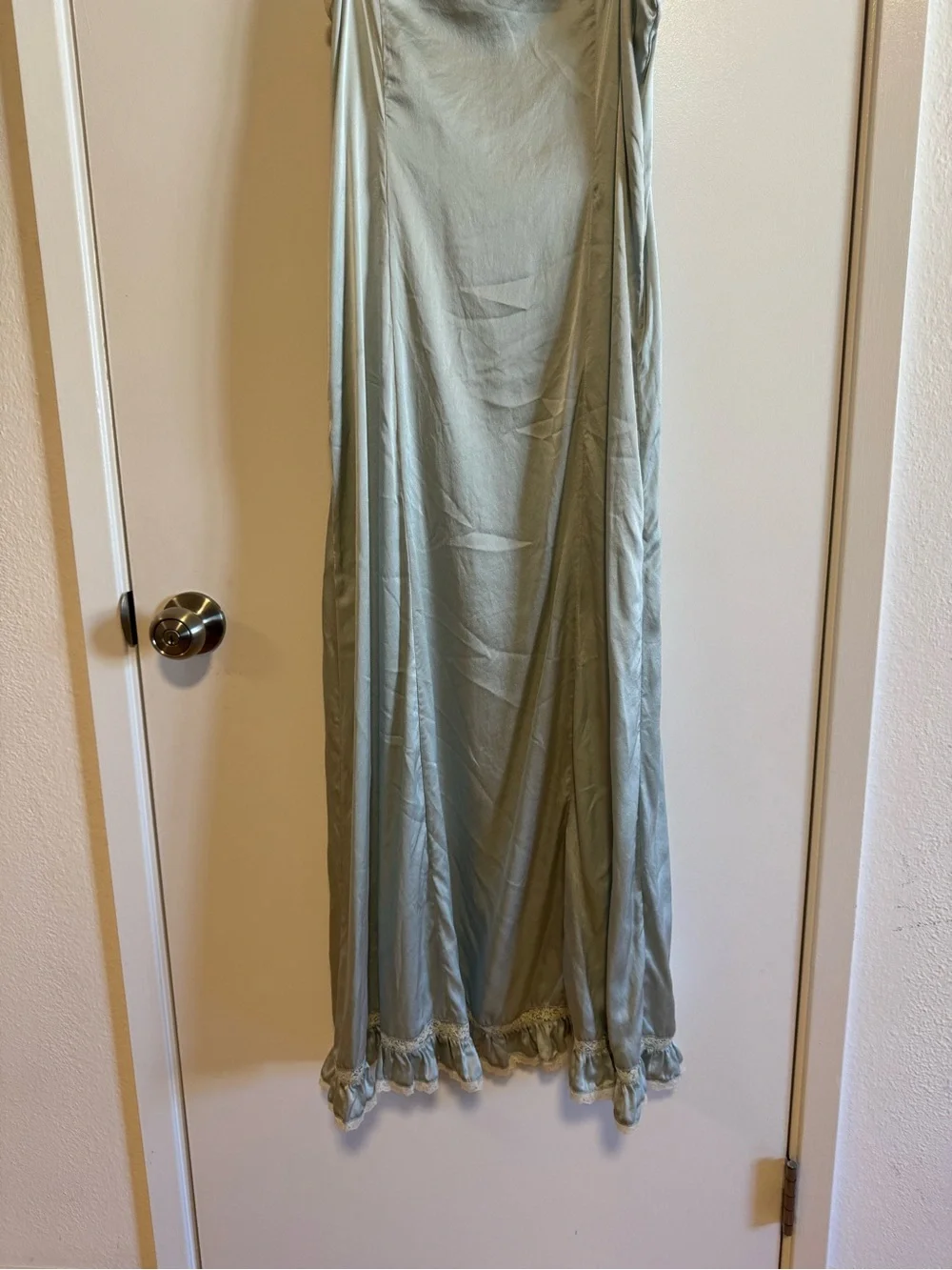 Doen Celano Silk Lace Dress in Light Blue Size Small - Picture 8 of 12